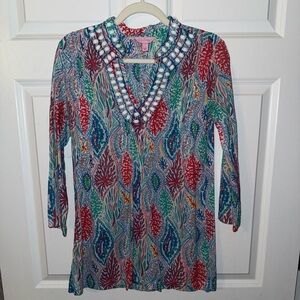 Colorful Patterned Women's Top